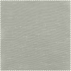 Silver Vintage Textured Faux Dupioni Silk Curtain
