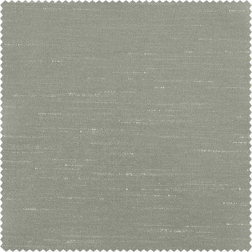 Sage Grey Vintage Textured Faux Dupioni Silk Swatch