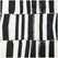 Brushstroke Stripe Black Striped Artisan Bloom Printed Cotton Twill Room Darkening Curtain