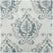Aztec Geo Blue Damask Artisan Bloom Printed Cotton Twill Room Darkening Curtain