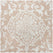 Vintage Damask Taupe Damask Artisan Bloom Printed Cotton Twill Room Darkening Curtain