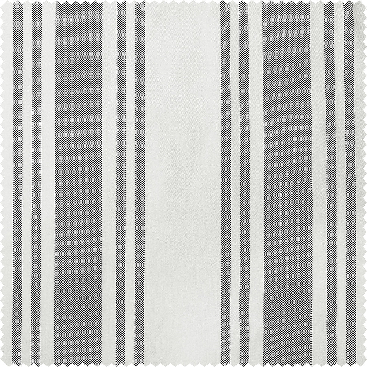 Ticking Stripe Grey Striped Digital Printed Cotton Twill Custom Curtain