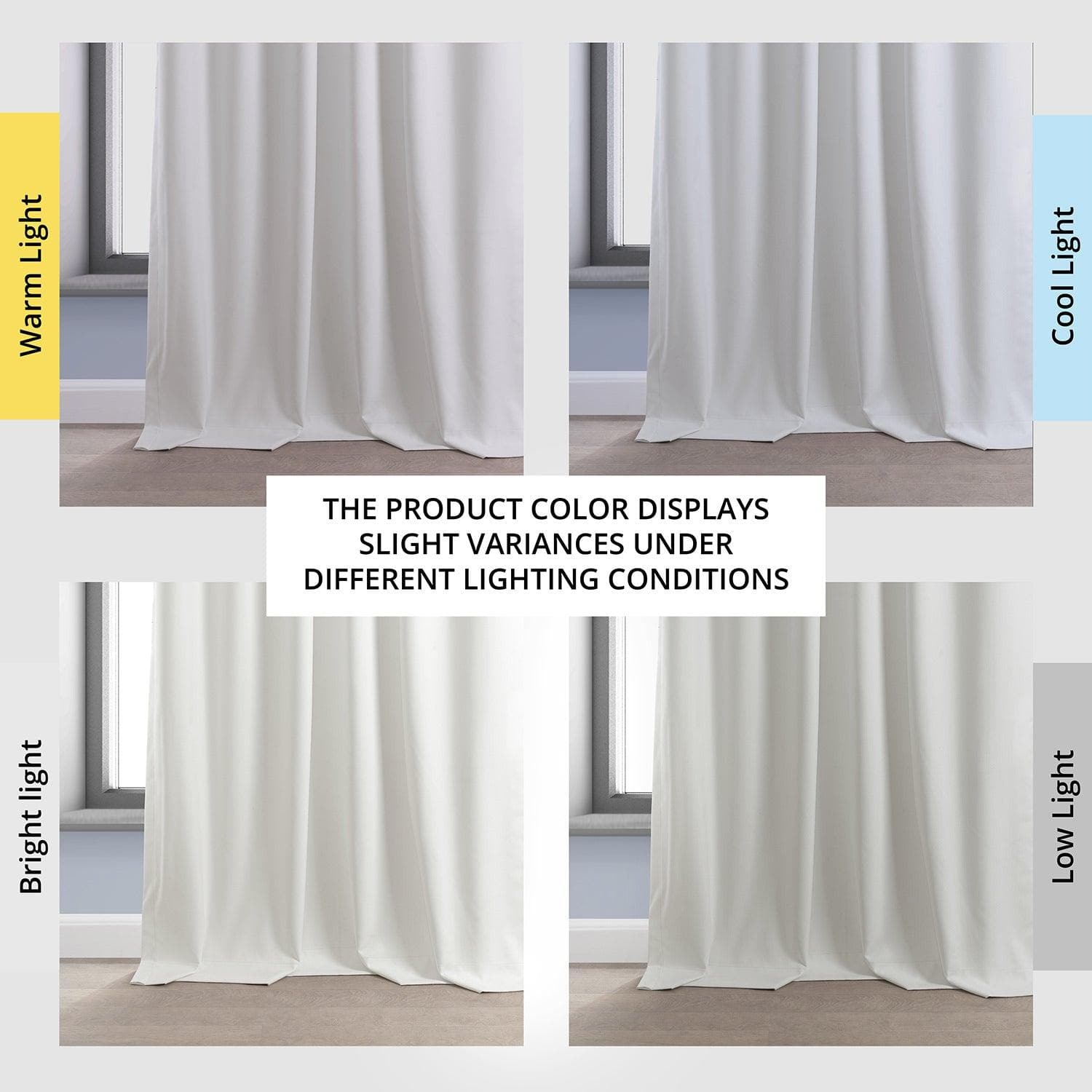 Off White Performance Linen Hotel Blackout Curtain - HalfPriceDrapes.com