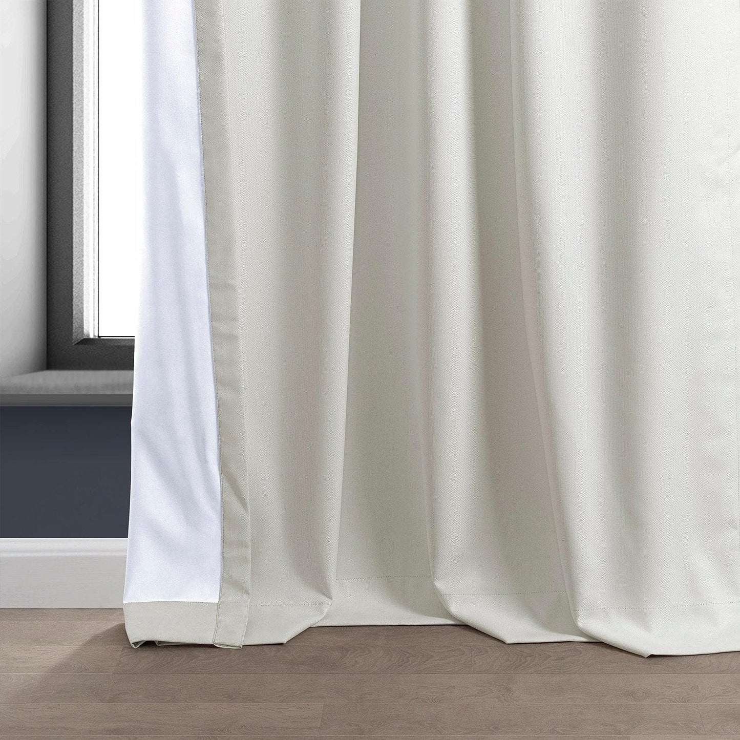 Off White Performance Linen Hotel Blackout Curtain - HalfPriceDrapes.com