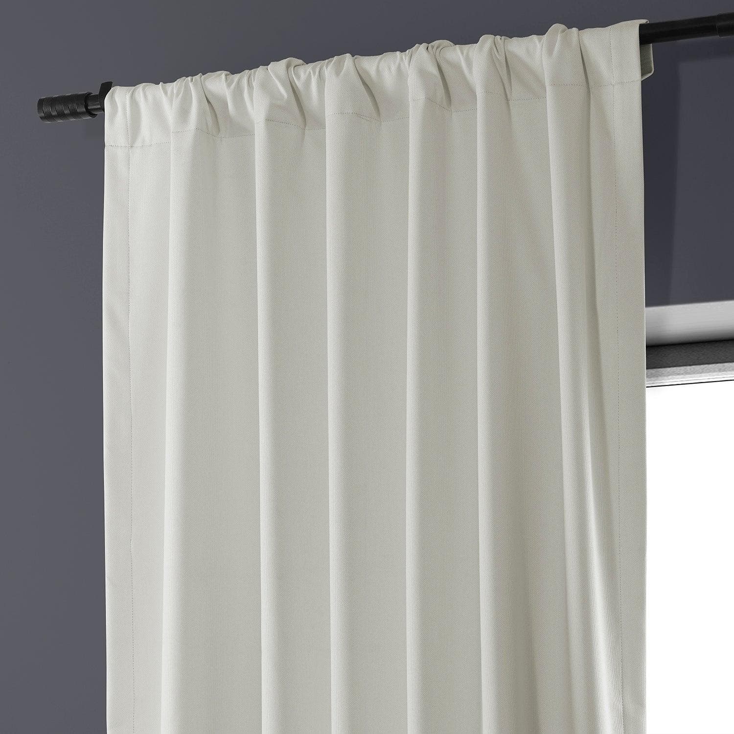 Off White Performance Linen Hotel Blackout Curtain - HalfPriceDrapes.com