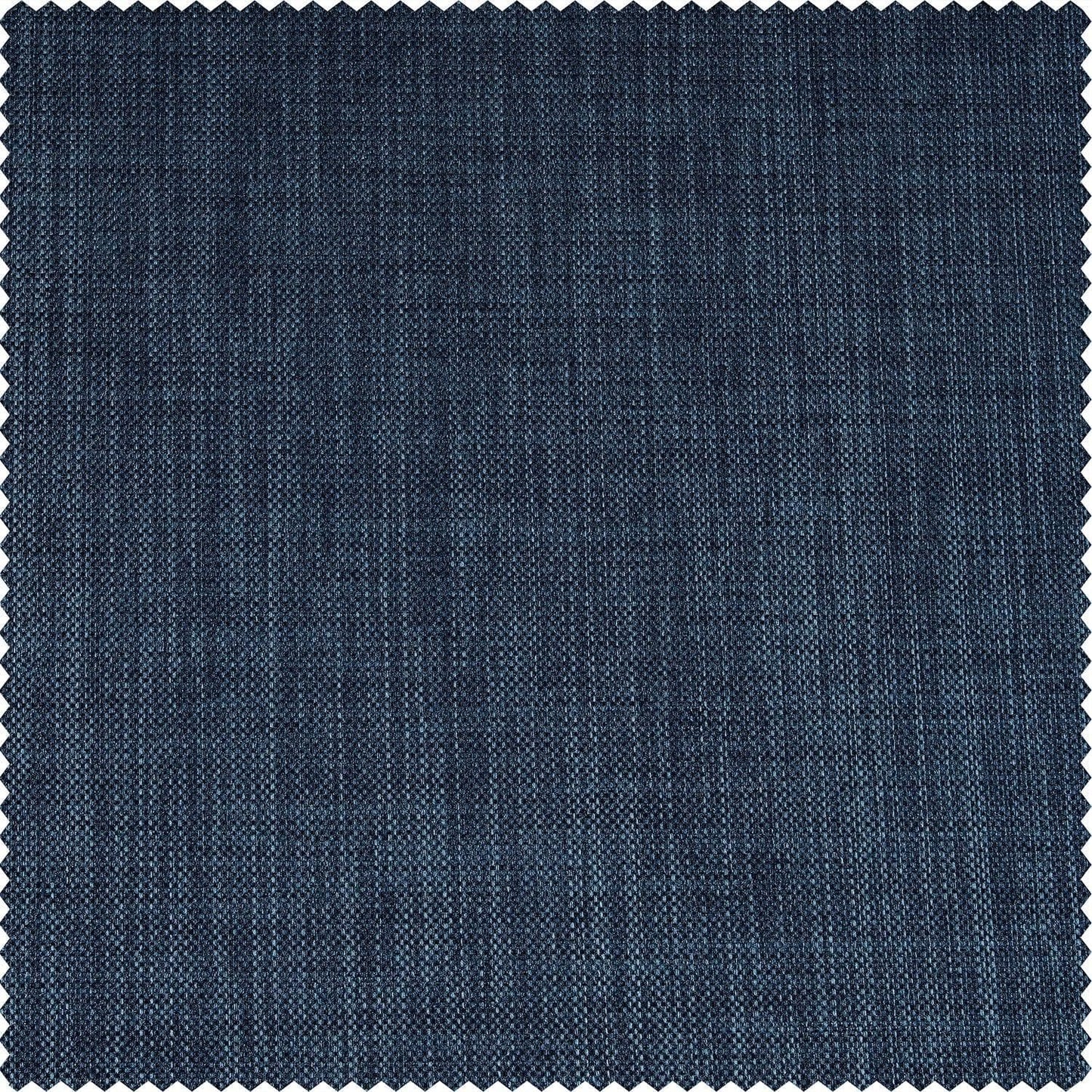Dark Blue Performance Linen Custom Curtain