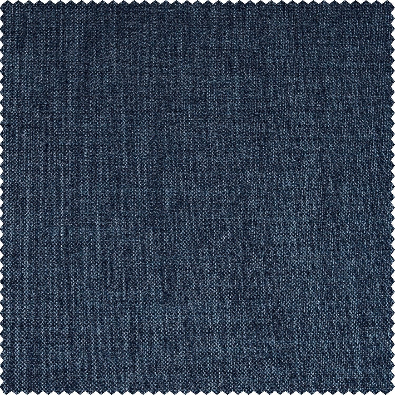 Dark Blue Performance Linen Custom Curtain