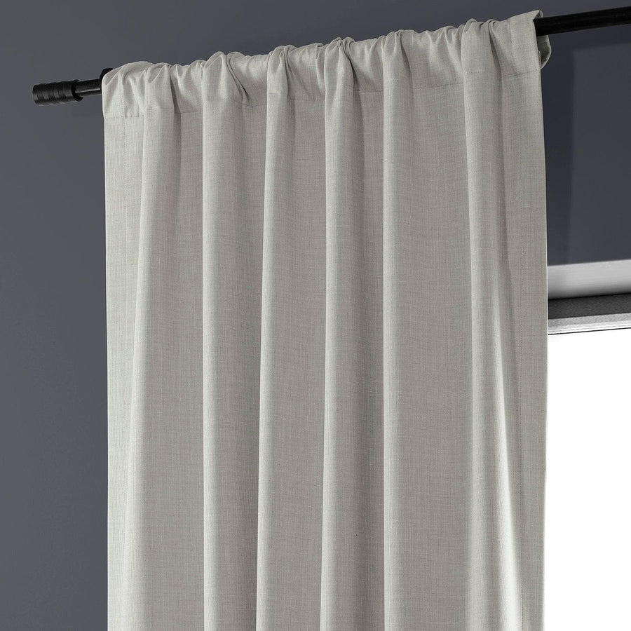 Warm White Performance Linen Hotel Blackout Curtain - HalfPriceDrapes.com
