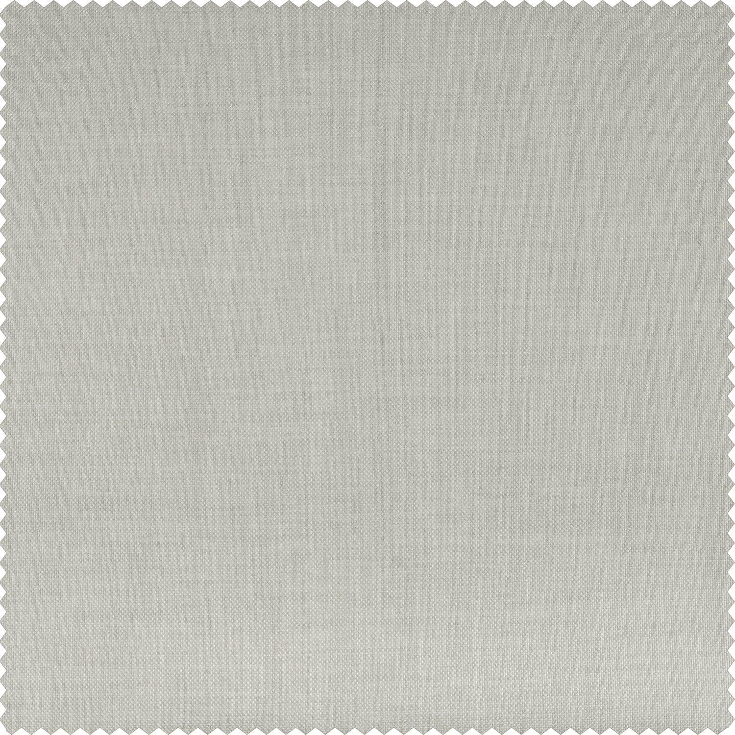 Warm White Performance Linen Custom Curtain