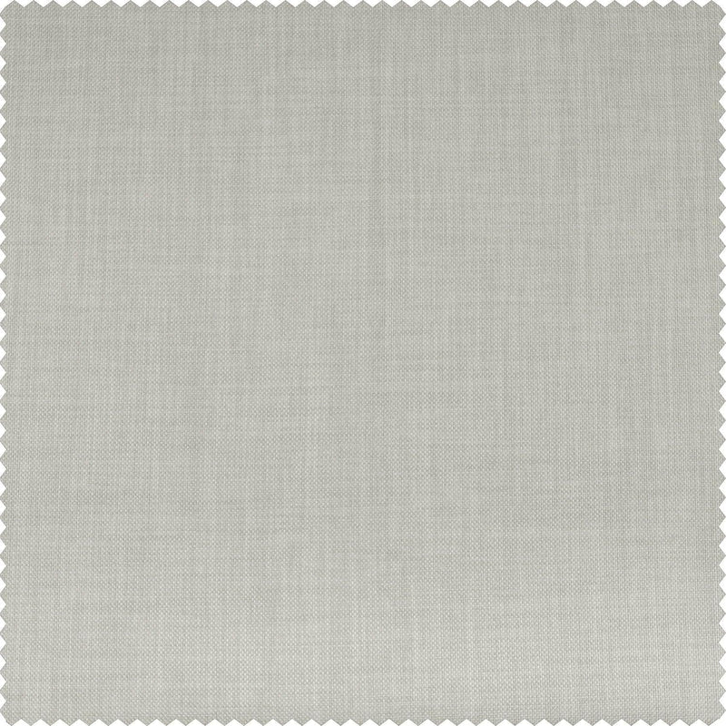 Warm White Performance Linen Custom Curtain