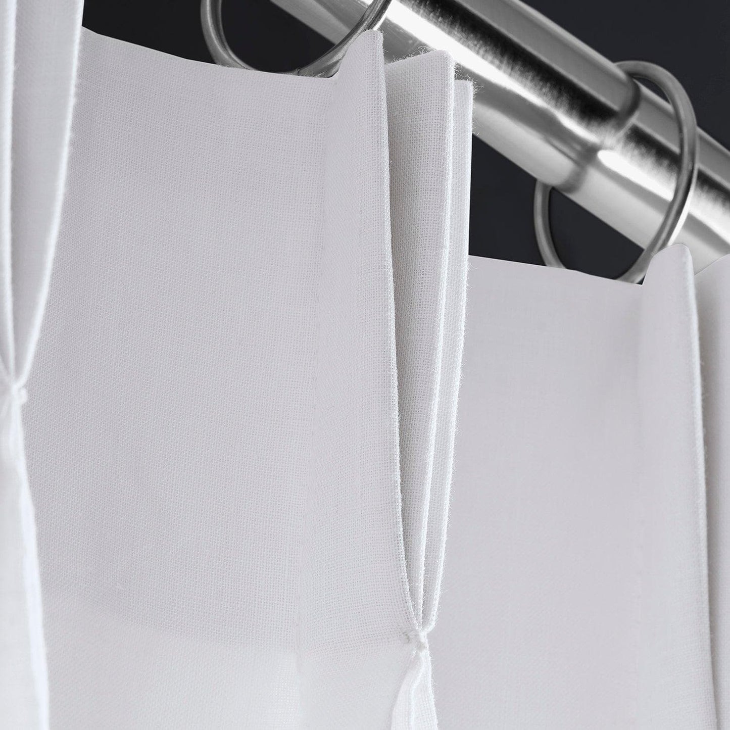 White French Pleat Parisian Linen Curtain - HalfPriceDrapes.com