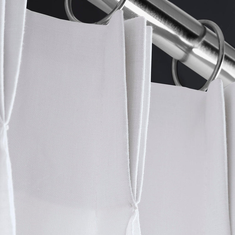 White French Pleat Parisian Linen Curtain - HalfPriceDrapes.com