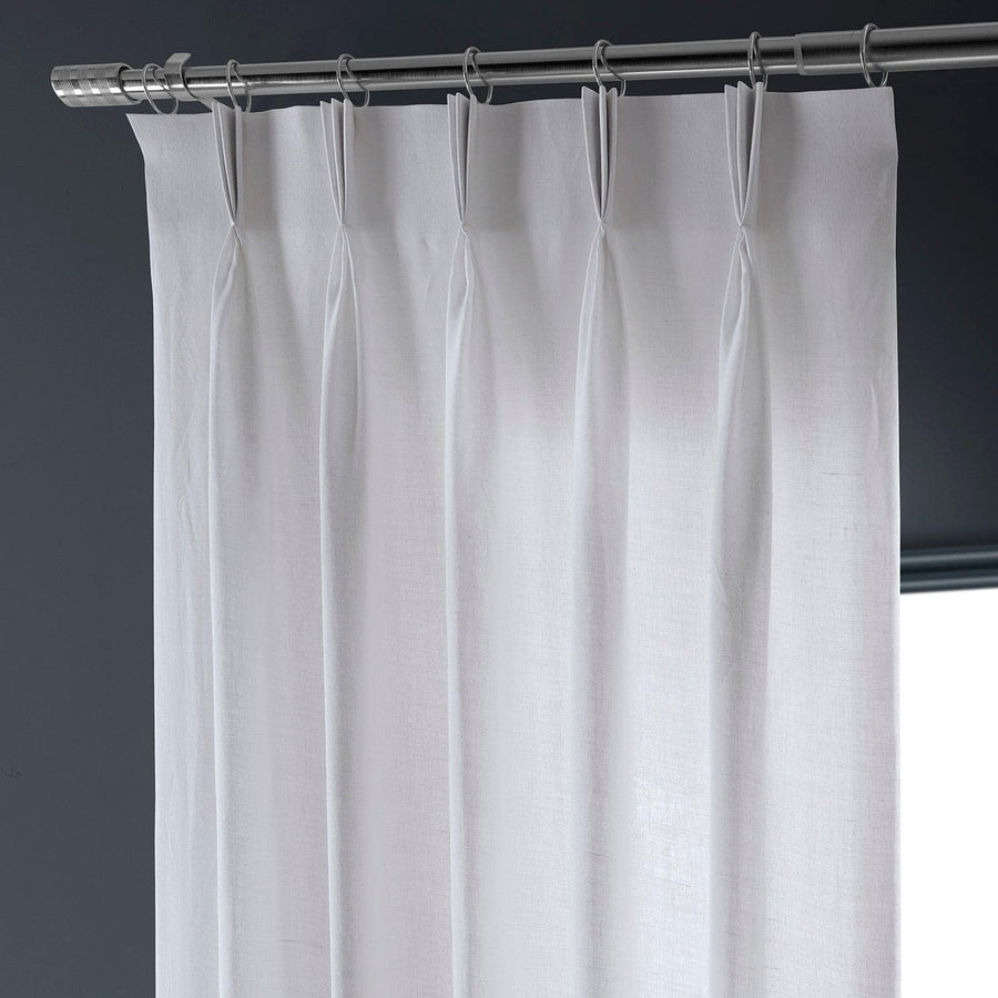 White French Pleat Parisian Linen Curtain - HalfPriceDrapes.com