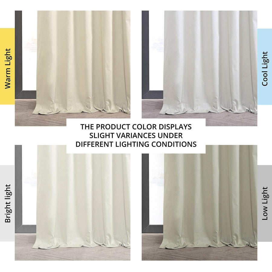 Fresh Popcorn Solid Cotton Hotel Blackout Curtain - HalfPriceDrapes.com