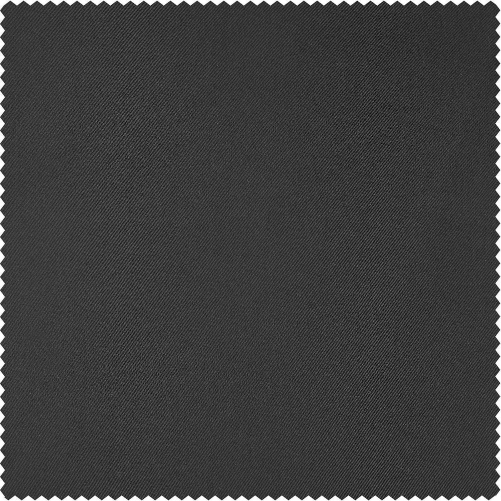 Millstone Grey Solid Cotton Blackout Swatch - HalfPriceDrapes.com