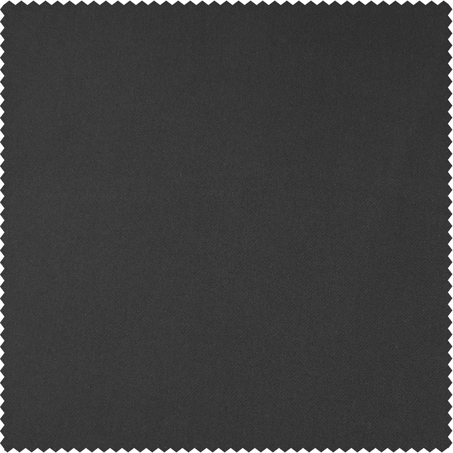 Millstone Grey Solid Cotton Blackout Swatch - HalfPriceDrapes.com