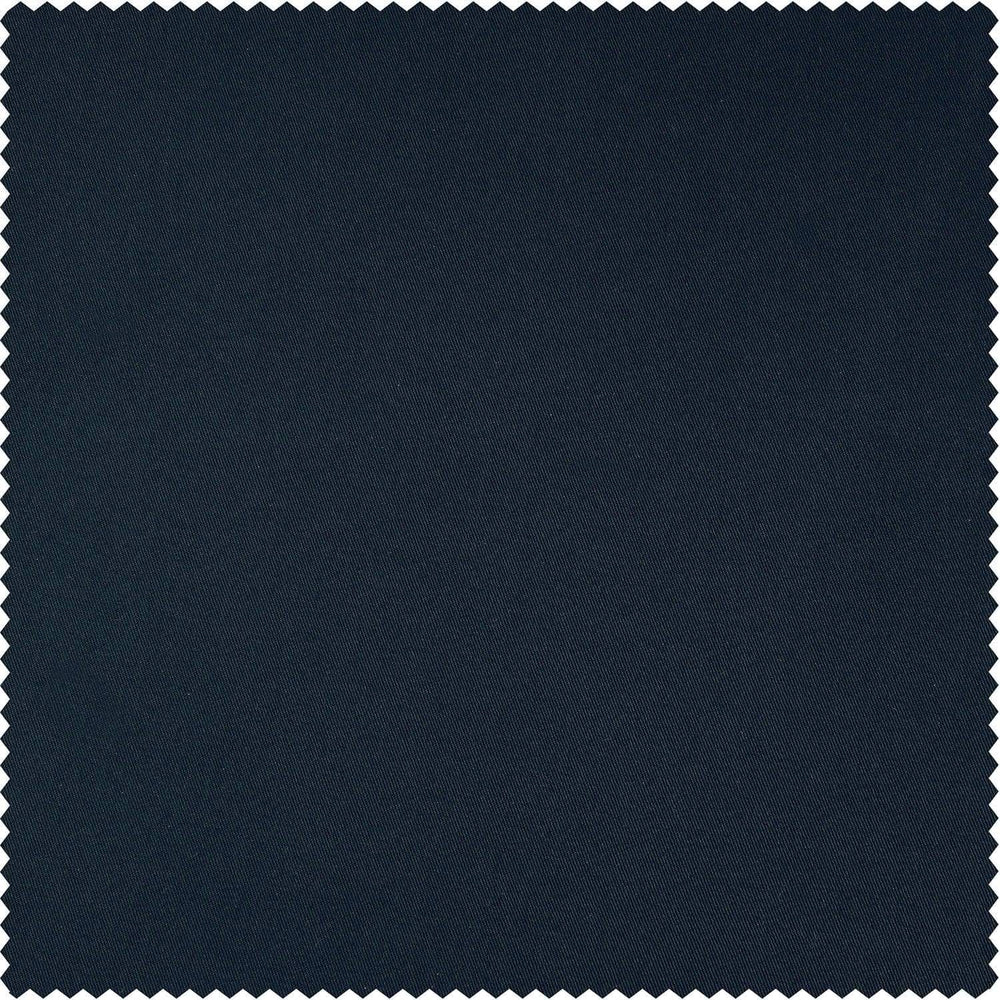 Polo Navy Solid Cotton Blackout Swatch - HalfPriceDrapes.com