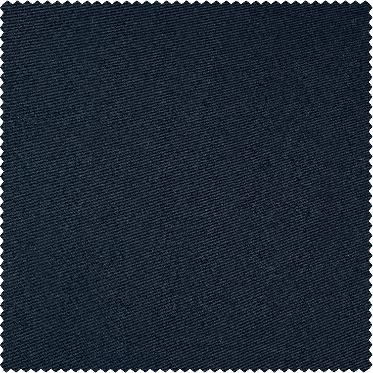Polo Navy Solid Cotton Blackout Swatch - HalfPriceDrapes.com