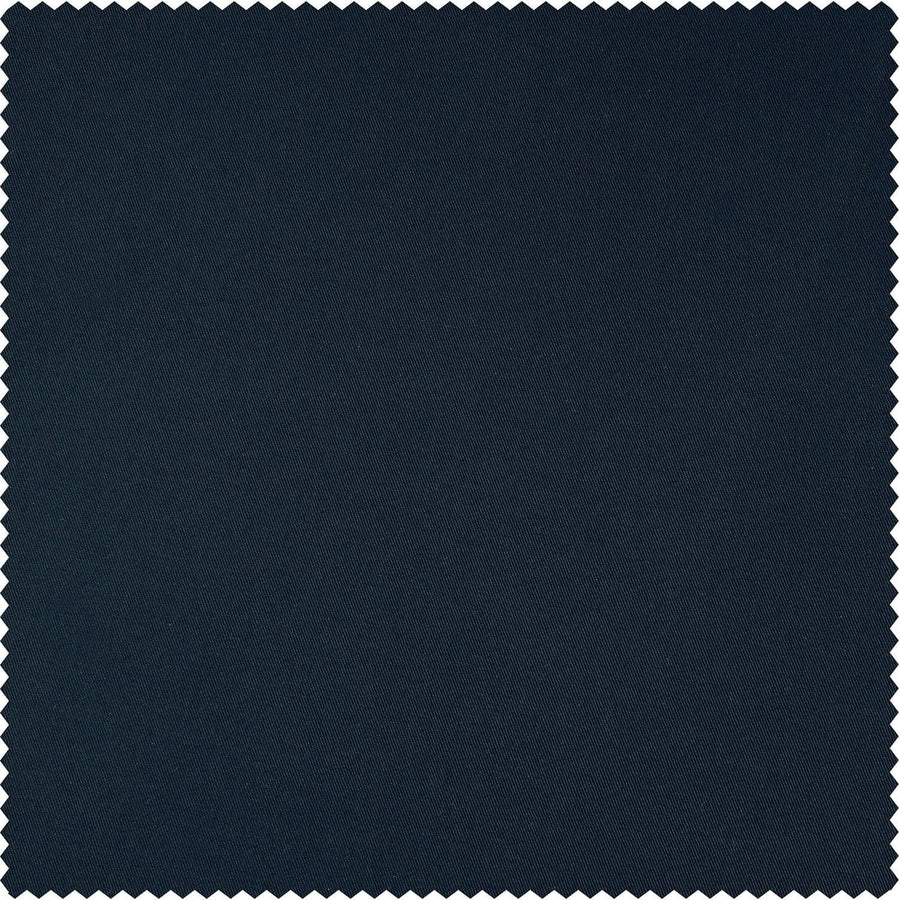 Polo Navy Solid Cotton Blackout Swatch - HalfPriceDrapes.com
