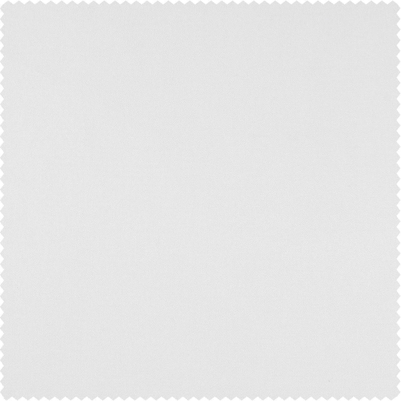 Whisper White Solid Cotton Custom Curtain - HalfPriceDrapes.com