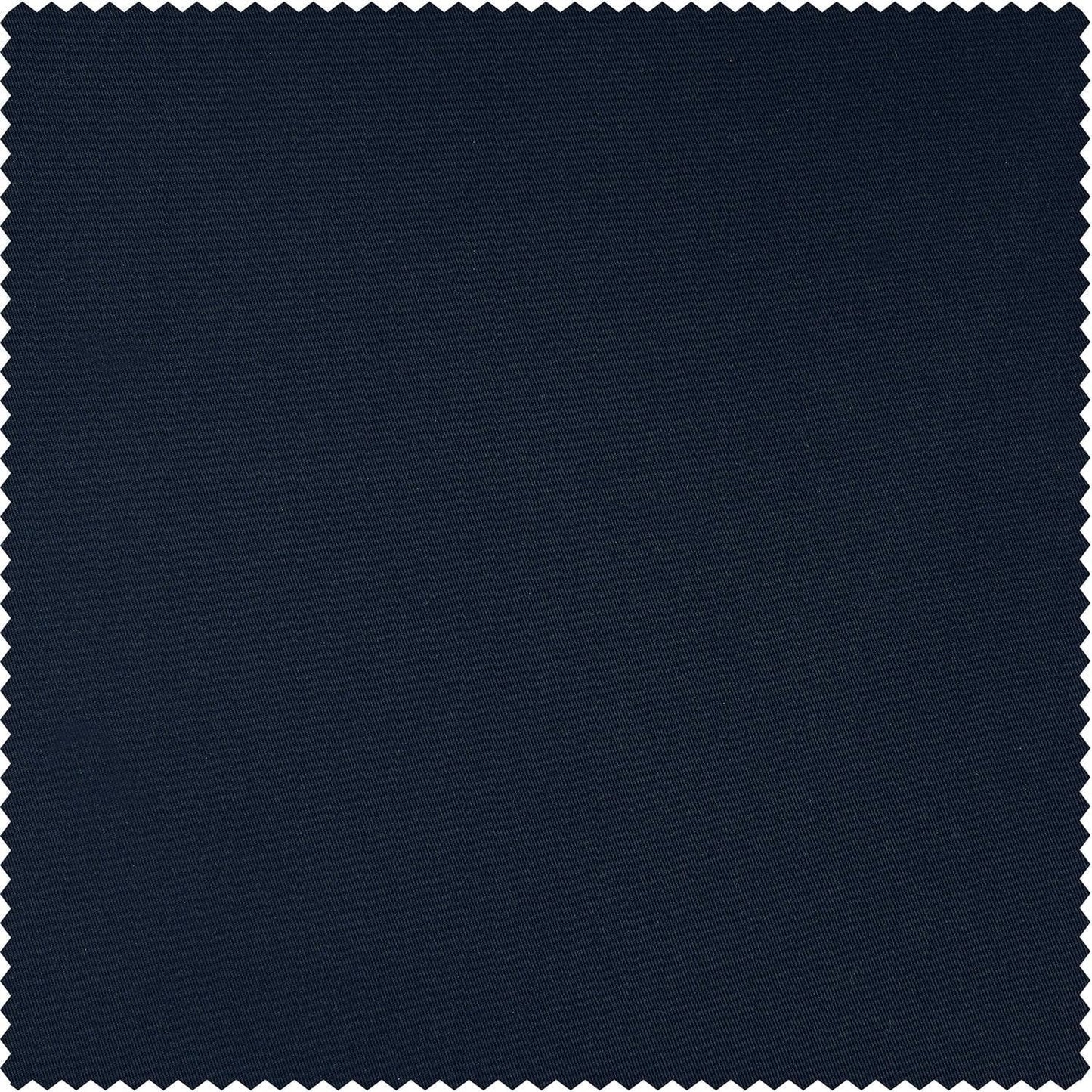 Dark Blue Solid Cotton Blackout Swatch - HalfPriceDrapes.com