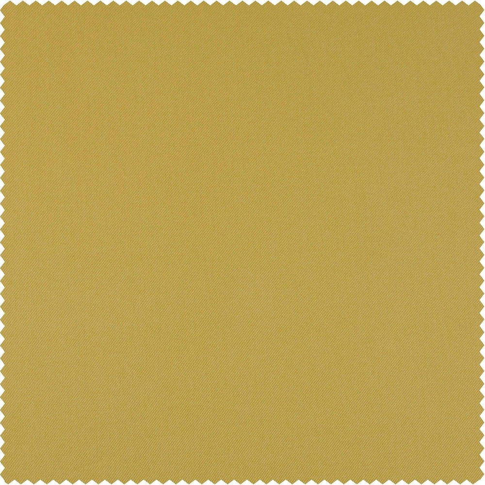 Light Ochre Solid Cotton Blackout Swatch - HalfPriceDrapes.com