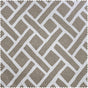 Martinique Taupe Geometric Printed Cotton Blackout Swatch