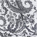 Edina Grey Paisley Printed Cotton Blackout Swatch