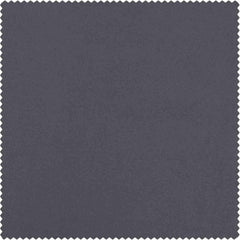 Business Grey Solid Cotton Tie-Up Window Shade