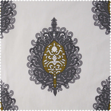 Mayan Gold Printed Cotton Custom Curtain - HalfPriceDrapes.com
