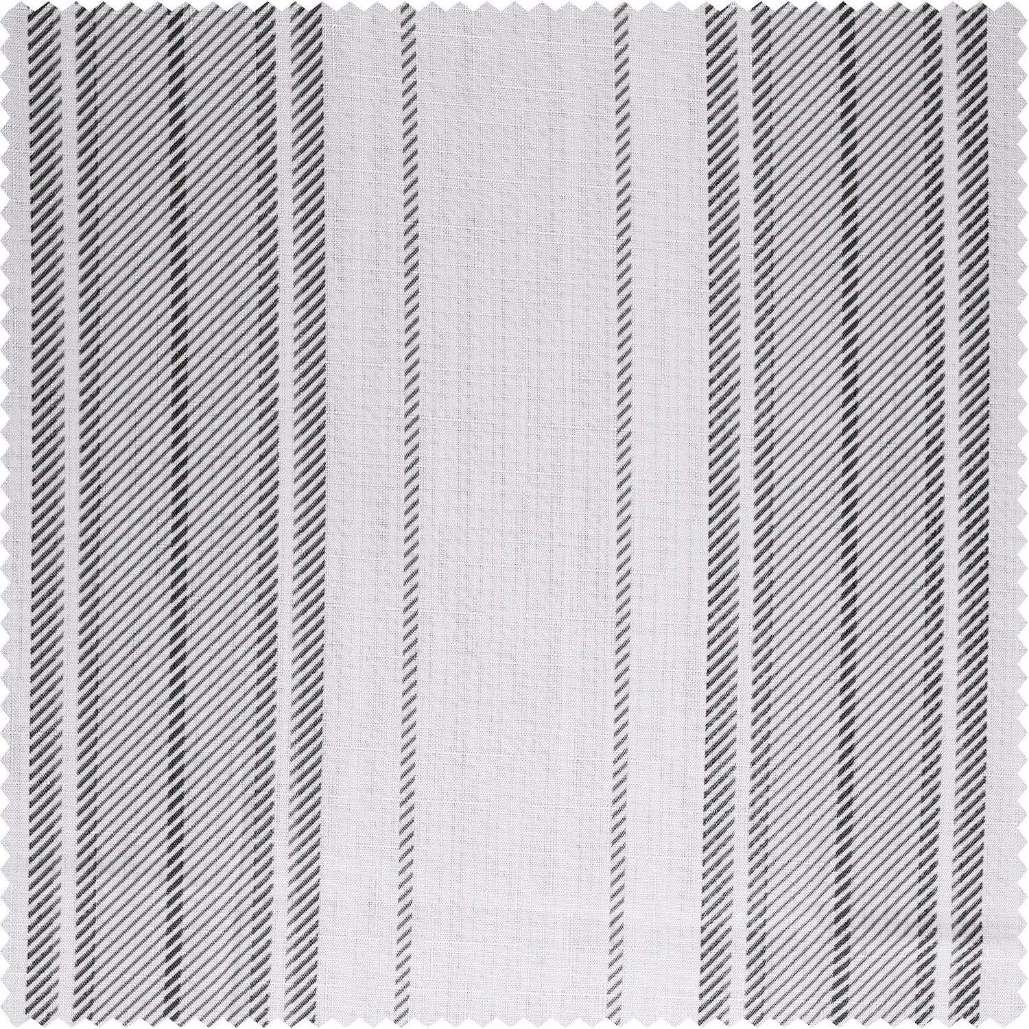 Echo Stripes Greige Striped Blossom Printed Shower Swatch
