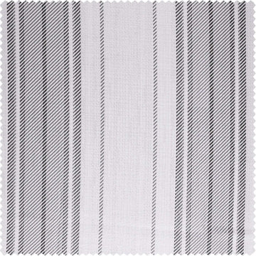 Echo Stripes Greige Striped Blossom Printed Shower Swatch