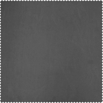Graphite Solid Faux Silk Taffeta Swatch - HalfPriceDrapes.com
