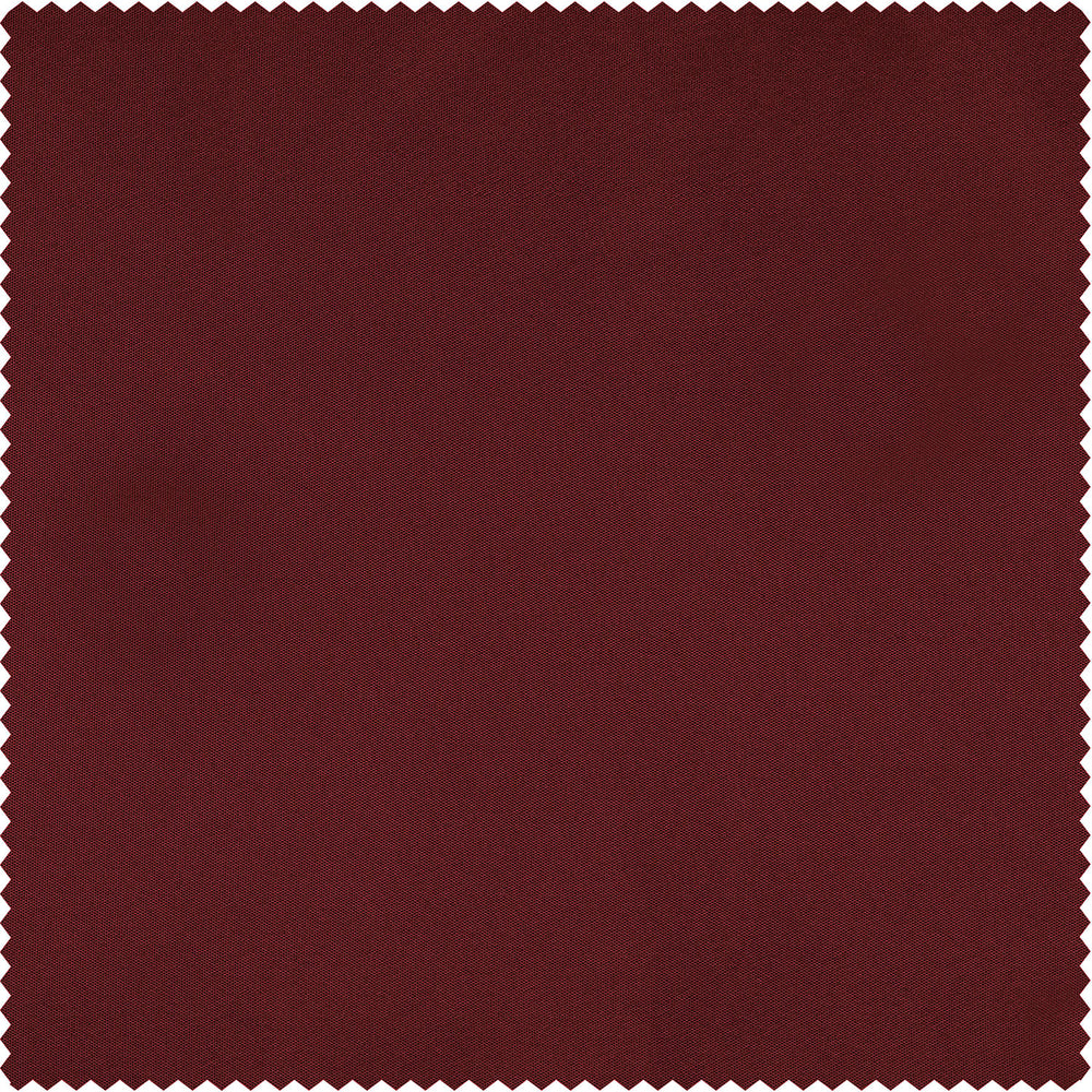 Syrah Solid Faux Silk Taffeta Custom Curtain