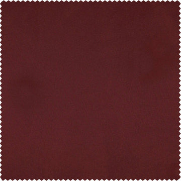 Syrah Solid Faux Silk Taffeta Custom Curtain