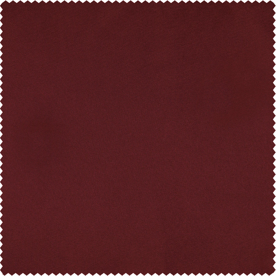 Syrah Solid Faux Silk Taffeta Custom Curtain