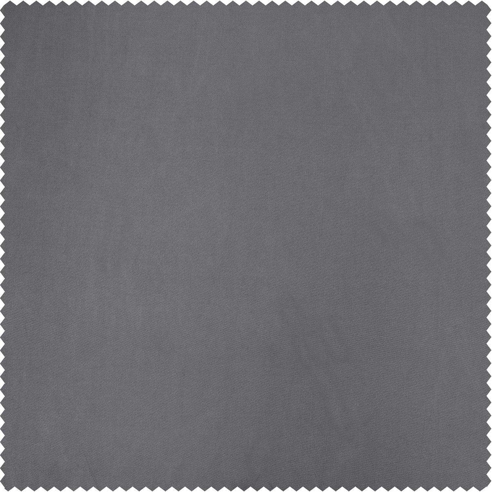 Platinum Solid Faux Silk Taffeta Swatch - HalfPriceDrapes.com
