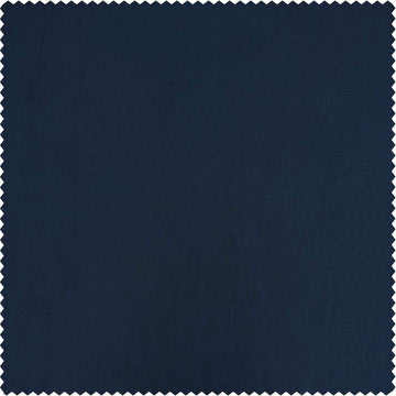Navy Blue Solid Faux Silk Taffeta Custom Curtain - HalfPriceDrapes.com