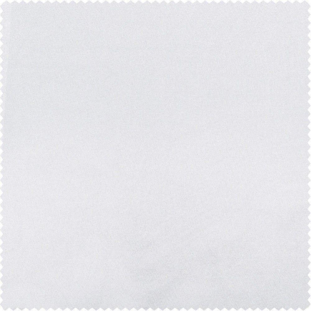 White Solid Faux Silk Taffeta Swatch - HalfPriceDrapes.com