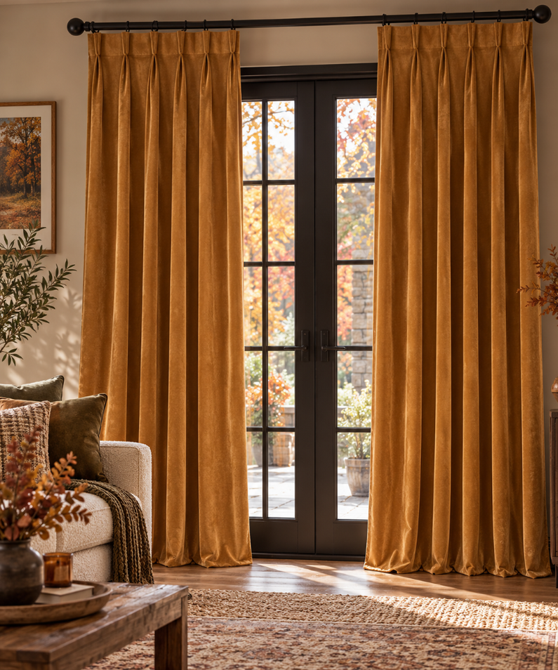 Custom French Pleat Curtains & Drapes