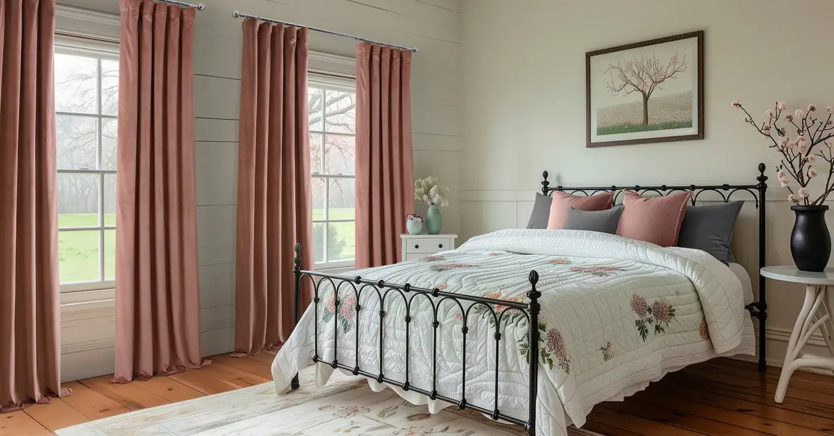 Gallery Taupe Heritage Plush Velvet Room Darkening Curtain | Half