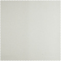 Off-White Modern Waffle & Heavyweight Fabric Shower Swatch