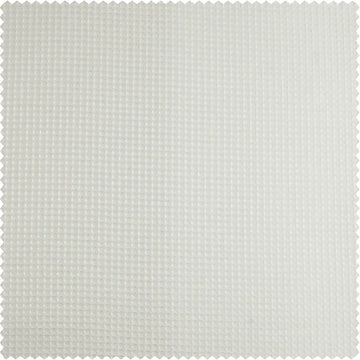 Off-White Modern Waffle & Heavyweight Fabric Shower Swatch