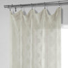 Calais Tile Cream Patterned Faux Linen Sheer Curtain - HalfPriceDrapes.com