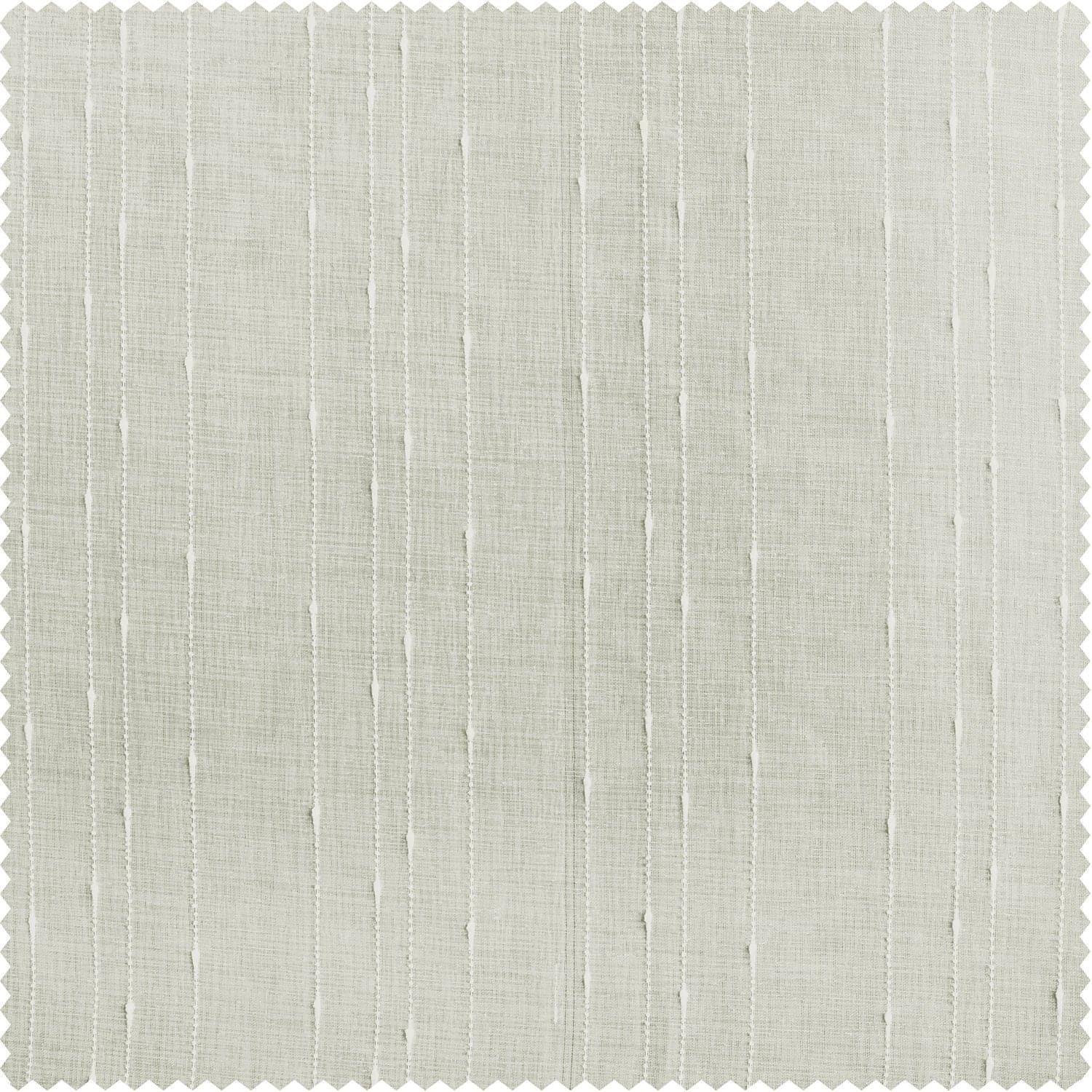 Montpellier Striped Patterned Faux Linen Sheer Curtain