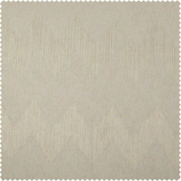 Sirius Beige Patterned Faux Linen Sheer Swatch - HalfPriceDrapes.com