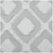 Capella Silver Geometric Patterned Faux Linen Swatch