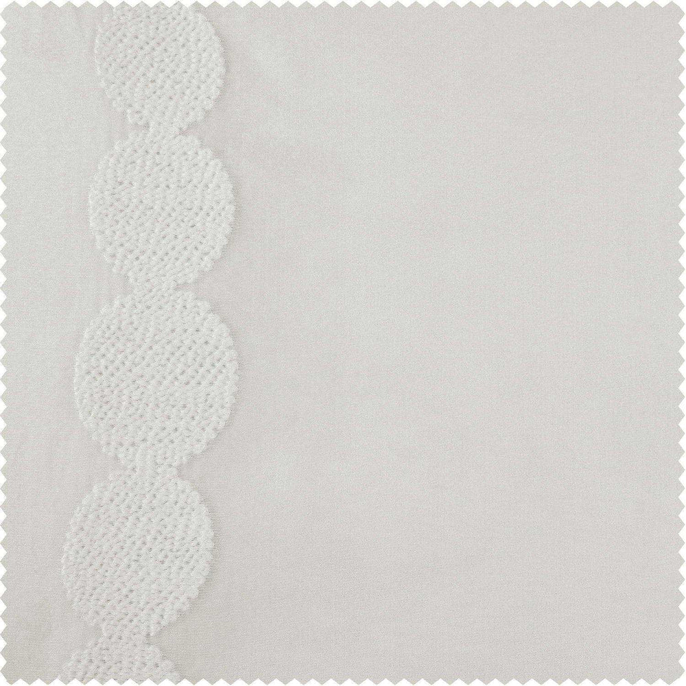 Cleopatra Cream Striped Sheer Custom Curtain