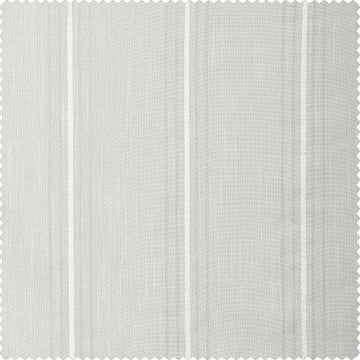 Aruba Cream Striped Linen Sheer Custom Curtain - HalfPriceDrapes.com