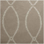 Grecian Taupe Geometric Printed Sheer Custom Curtain